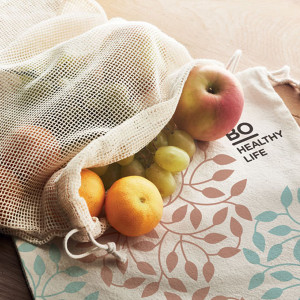 Памучна торба за плодове и зеленчуци OEKO-TEX стандарт - Img 2