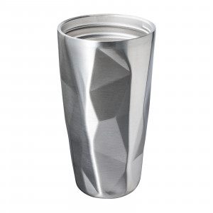 Термо чаша 500мл със сламка от неръждаема стомана Сребърна - Img 3