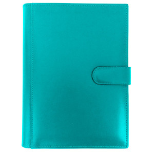 Тефтер Календар-бележник 2026 Естествена Кожа B5 Bodrum Тюркоаз