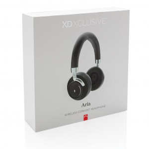 Безжични слушалки Bluetooth Aria Черен - Img 1