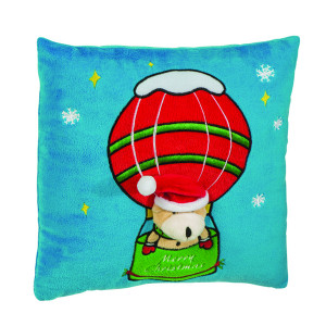 Декоративна Коледна Възглавница Xmas Pillow Balloon Синя - Img 2