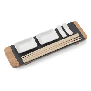 Комплект за суши с бамбукова подложка - Img 1