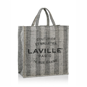 Плажна чанта от юта Laville Grey - Img 1