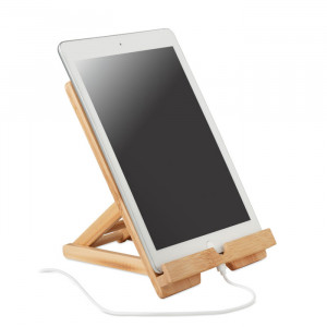 Сгъваема стойка за таблет или смартфон от бамбук TUANUI - Img 1
