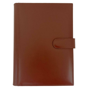 Тефтер Календар-бележник 2026 Естествена Кожа B5 Bodrum Кафяв