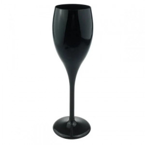 Чаша за Шампанско 150мл Черна Flute - Img 1