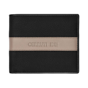 CERRUTI 1881 луксозен портфейл Delano Taupe & Black - Img 3