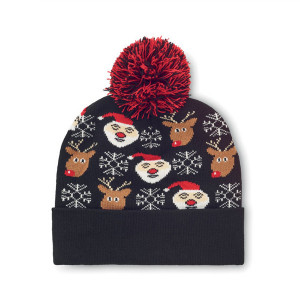 Коледна шапка плетена SHIMAS - Img 2