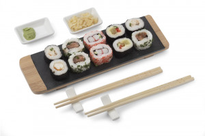 Комплект за суши с бамбукова подложка - Img 6