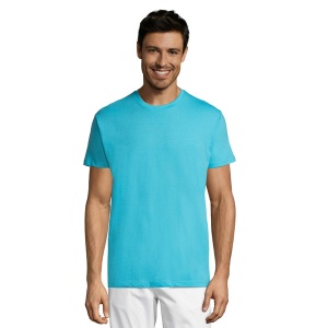 Тениска 150 гр SOL'S REGENT Aqua Blue - Img 9