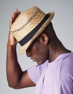 Шапка Унисекс Straw Summer Trilby Бежова - Img 1