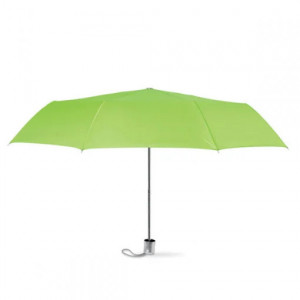 Дамски чадър сгъваем ръчен в калъф 97см Lime - Img 1