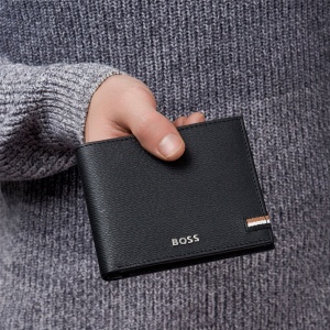 Луксозен портфейл BOSS Wallet Iconic Black - Img 7