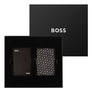 Луксозни карти за игра Hugo Boss Iconic Black – 2 тестета - Img 1