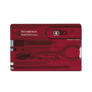 Мултиинструмент SwissCard Quattro Victorinox Classic Червен - Img 1