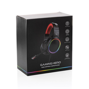 Гейминг слушалки - GAMING HERO - RGB - Img 2