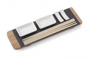 Комплект за суши с бамбукова подложка - Img 2