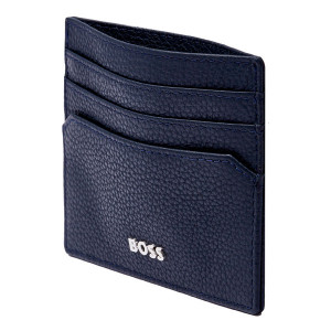 Луксозен кардхолдър от естествена кожа BOSS Classic Grained Navy - Img 3