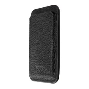 Луксозен кардхолдър BOSS с магнит Classic Grained Black - Img 3