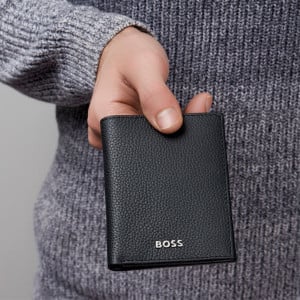 Луксозен портфейл BOSS Classic Grained Black - Img 7