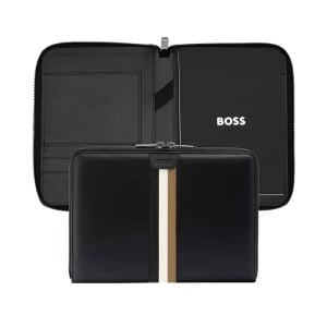 Луксозна конферентна папка A5 HUGO BOSS Iconic Black - Img 1