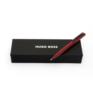 Луксозна химикалка със софт покритие Hugo Boss Loop Matt Red - Img 3
