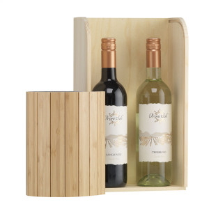 Подаръчна дървена кутия за вино с три функции - Rackpack Rockin' Roller Couch Tray - Img 3