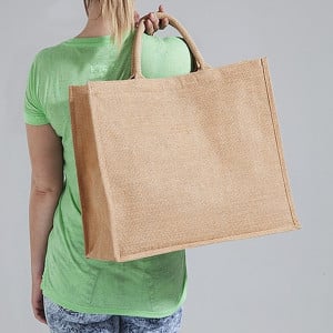 Чанта от юта Jute BIG Natural - Img 4