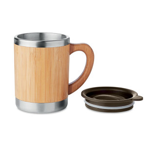 Чаша от бамбук и неръждаема стомана MOKKA - Img 2