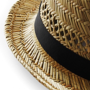 Шапка Унисекс Straw Summer Trilby Бежова - Img 3