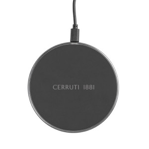 Безжично зарядно wireless charger CERRUTI Oxford Black - Img 4