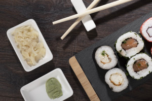 Комплект за суши с бамбукова подложка - Img 8
