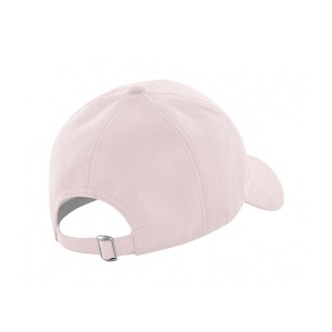 Шапка с козирка 6 панелна Faux Suede Light Grey - Img 8