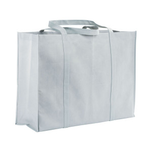 Голяма пазарска чанта Grandi White - Img 1