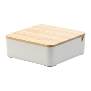 Кутия за бижута и гримове с бамбуков капак VANITY BOX - Img 4