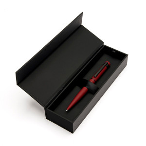 Луксозна химикалка със софт покритие Hugo Boss Loop Matt Red - Img 5