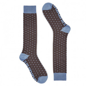 Мъжки Чорапи Baldinini Светло синьо точки - Img 1