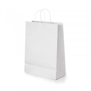 Подаръчни торбички от бял крафт GIFT BAG Бял - Img 2