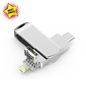 Флаш памет OTG 64GB – 3 in 1 – iTwist Black - Img 2