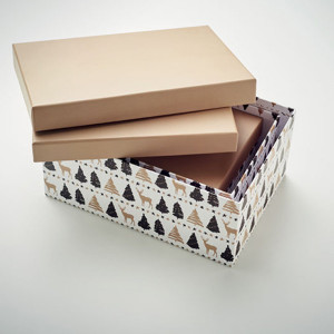 Комплект кутии в три размера с коледна декорация SURPRISE - Img 2
