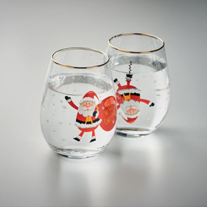 Комплект чаши за коктейли с коледна декорация NOEL - Img 3