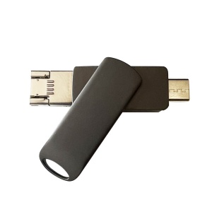 Флаш памет OTG 64GB – 3 in 1 – iTwist Black - Img 3