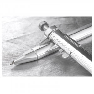 Химикалка с шублер и линия METRUM Сребърен - Img 3
