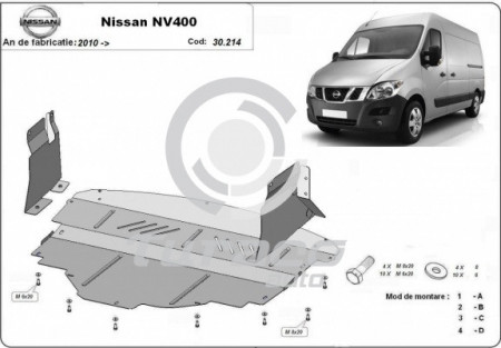 Scut motor metalic Nissan NV400