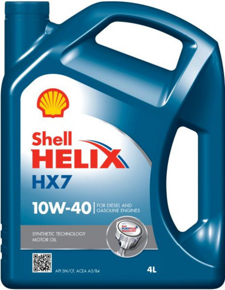 Ulei de motor Shell HELIX HX7 10W40 4L