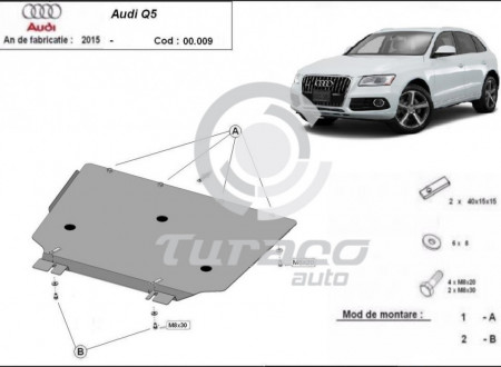 Scut metalic cutie de viteza Audi Q5