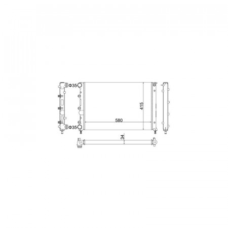 Radiator racire ALFA ROMEO 147 2001-2010