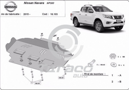 Scut motor metalic Nissan Navara NP300