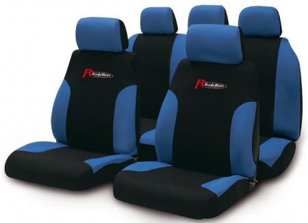 Set huse scaune Puma negru-albastru