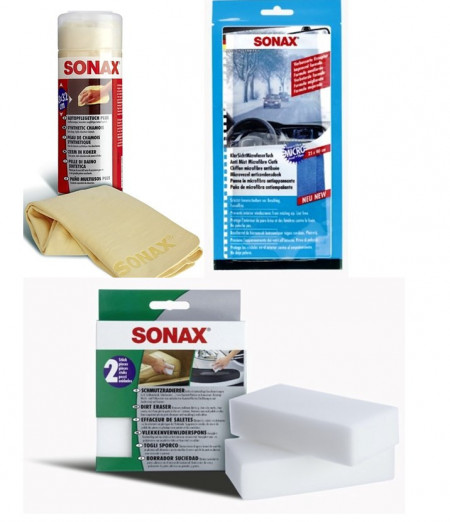 Set lavete curatare interior Sonax